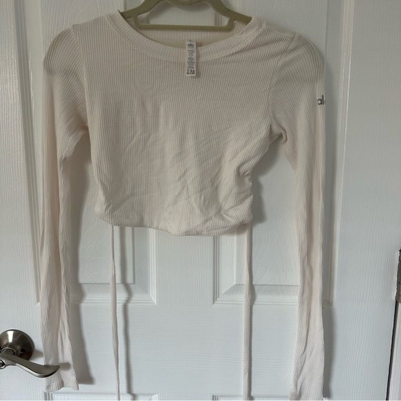 Alo Yoga Ribbed Manifest Long Sleeve - Picture 3 of 3